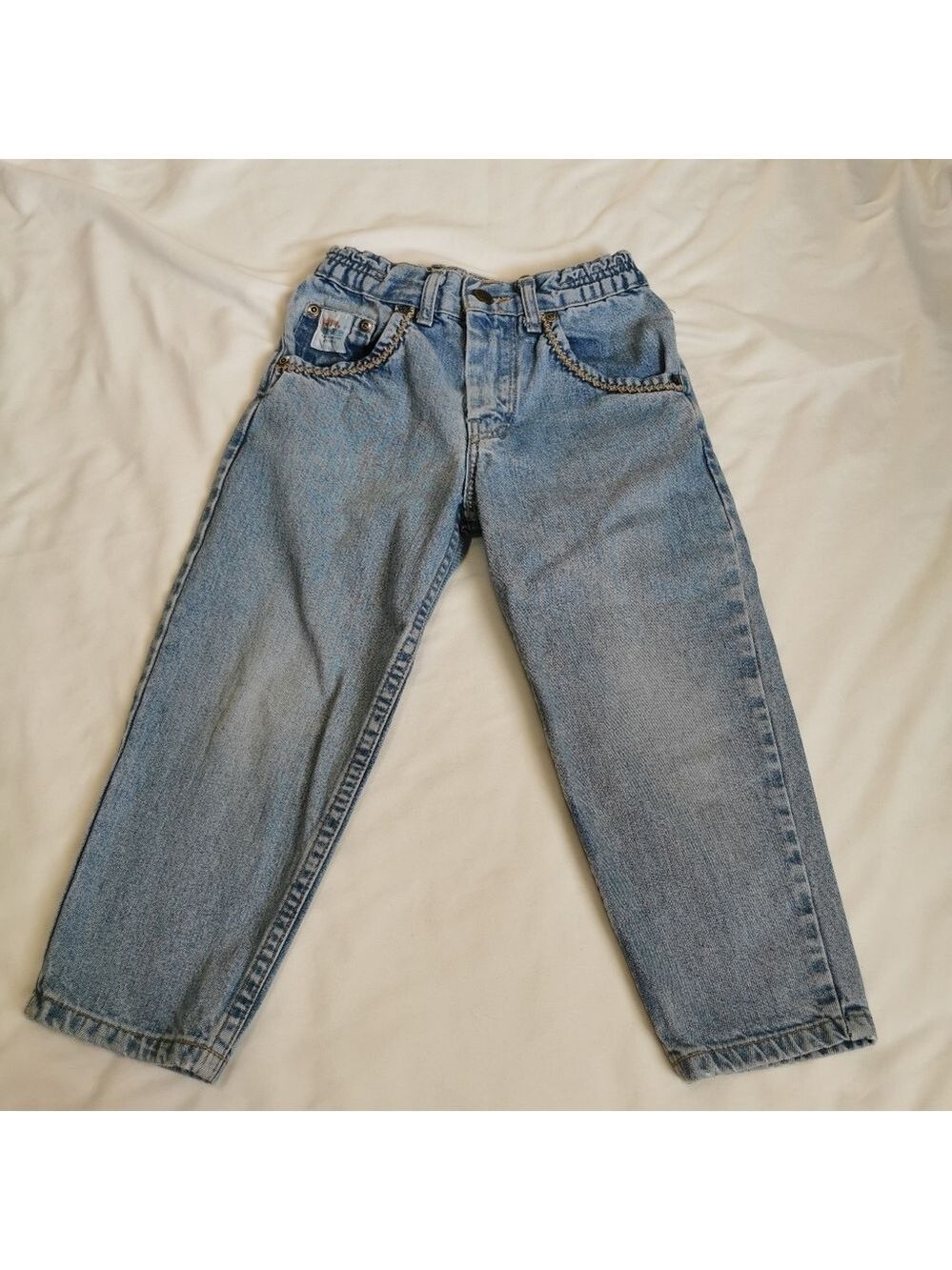 Vintage OshKosh Kids Tapered Denim Light BlueJeans